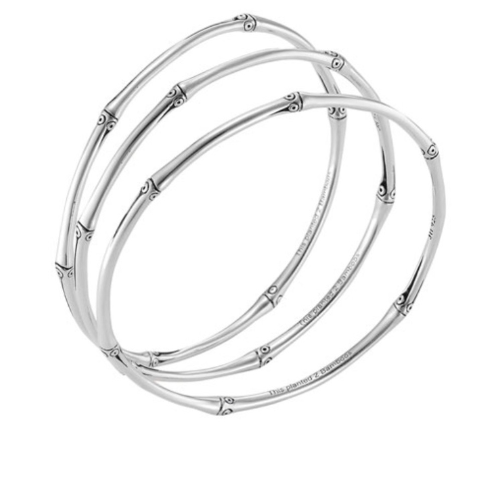 Bamboo Bangles, Set of Three